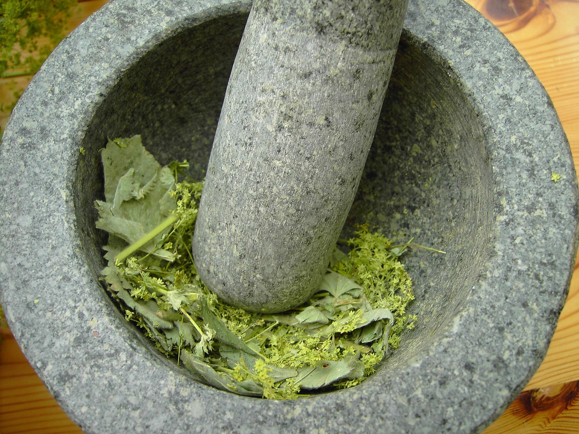 Mortaio di marmo